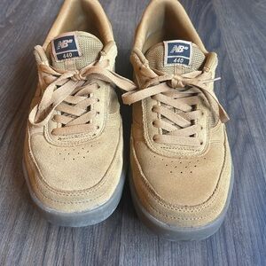 New Balance Tan Sneakers Classic Suede Design